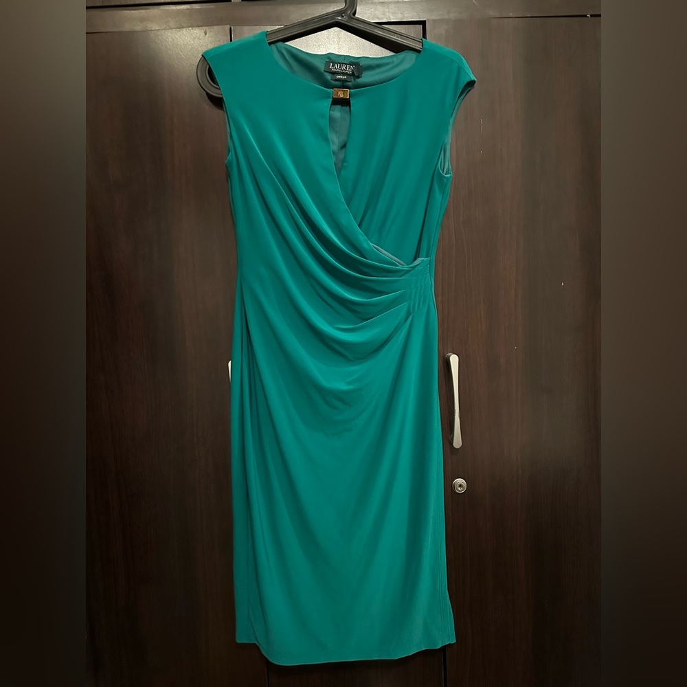 Ralph Lauren Green Dress, Size 4, Great Condition, Wore twice